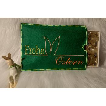 Preview: ITH - Stickdatei Schokoladenhülle Hasenohren - Toffifee